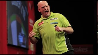 17 PERFECT DARTS  Michael van Gerwen throws 17 perfect darts [upl. by Awhsoj]