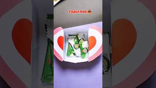 How to make paper box waste paper Recycling paper chocolate box shorts trending viral foryou [upl. by Deny]