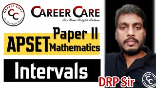 APSET EXAM PREPARATION MATHEMARICS RA1apsetrcetrealanalysisintervalsmaths online coaching [upl. by Dnomhcir]