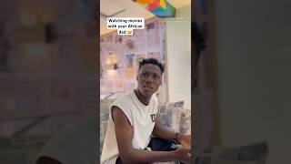 Watching movie with your African dad 😂😂 comedy funny trend shortvideo [upl. by Ahsinehs254]