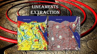 Lineaments extraction using Envi and ArcGIS [upl. by Durwyn]