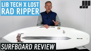 Lib Tech x Lost Rad Ripper Surfboard Review [upl. by Vijnas]