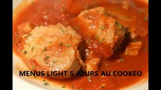 Menus 10 recettes cookeo light du lundi au vendredi [upl. by Sakhuja]