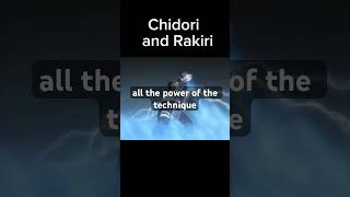 Difference between Chidori and Raikiri naruto anime narutoshippuden boruto chidori kakashi [upl. by Laemaj]