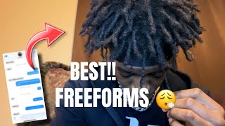 How to get Freeform Dreads…Tutorial [upl. by Nerty512]