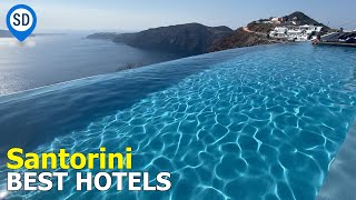 30 Best Santorini Hotels for Caldera amp Sunset Views  SantoriniDavecom [upl. by Reena]