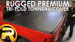 How to Install the Rugged Premium TriFold Tonneau Cover [upl. by Nnylyram]