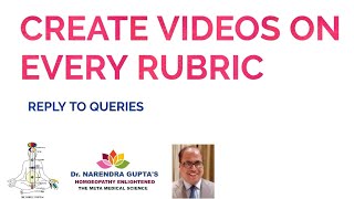 CREATE VIDEOS ON EVERY RUBRIC [upl. by Emad556]