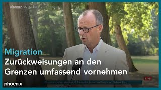 Friedrich Merz und Alexander Dobrindt zur KIausurtagung der CDUCSUBundesfraktion  050924 [upl. by Deming183]