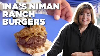 Ina Gartens Niman Ranch Burgers  Barefoot Contessa  Food Network [upl. by Trace]