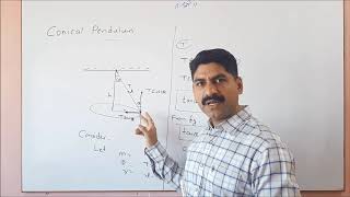 Conical Pendulum  Derivation  HSC  12th  11th [upl. by Egon]