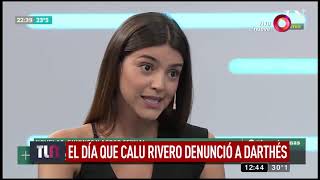 Así se defendía Juan Darthés de las acusaciones de Calu Rivero [upl. by Nagey]