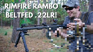 Full Auto Beltfed 22LR Machine Gun [upl. by Chevalier]