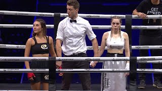 Andrea Botez vs WGM Dina Belenkaya  Mogul Chessboxing [upl. by Arayc441]