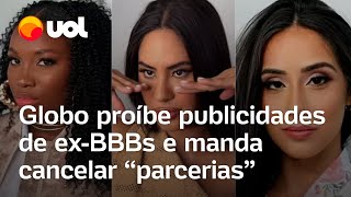 BBB 24 Globo proíbe publis de exBBBs e manda apagarem parceria com marca de estética veja [upl. by Dlaniger]