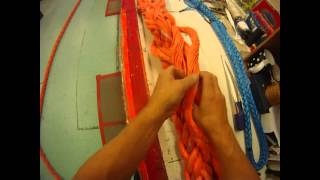 How to splice eight strand rope [upl. by Saberio414]