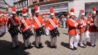 Platzkonzert Johannisfest Spielmannszug Werratal Hauptzug 2017 [upl. by Hasina]