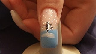 Airbrush nail art step by step guidance 018 from wwwairbrushnaildesigncom [upl. by Atte242]