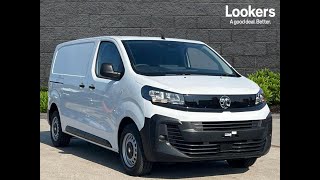 Vauxhall Vivaro L1H1 3100 20 145ps Prime in Kaolin White new 2024 model year [upl. by Essyla]