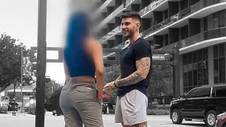 Cold Approaching a HOT Girl in Miami Can I get a date [upl. by Navonod]