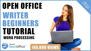 Open office 4 writer beginners tutorial  Word Processing Tutorial [upl. by Goodrow]