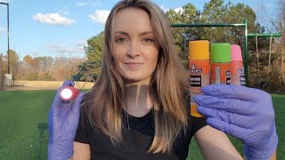 ASMR Cranial Nerve Exam Outside For Sleep 😴 💤 Eye Exam with Lens 1 and 2 [upl. by Aluino]