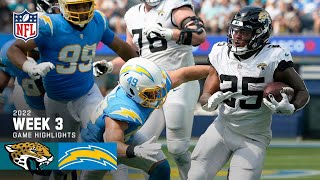 Jacksonville Jaguars vs Los Angeles Chargers  2022 Week 3 Highlights [upl. by Maltzman]