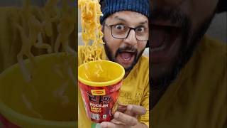 MaggiKorean spicy cheesy cuppa noodles reviewshortsviraltrendingyoutubeshortsmagginoodlefood [upl. by Neyut]