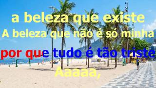 Tom Jobim amp Vinicius de Moraes  Garota de Ipanema  KARAOKE [upl. by Drofkcor549]