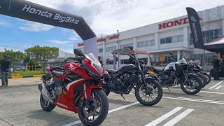 TEST RIDE NEWEST BIGBIKES OF HONDA MOTORCYCLES PHILIPPINES [upl. by Ybba]