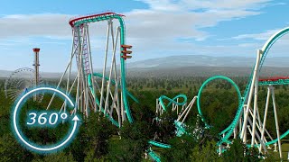 360 VIDEO  VR  High Dive Coaster POV  4K  60fps  3D [upl. by Auqinal]