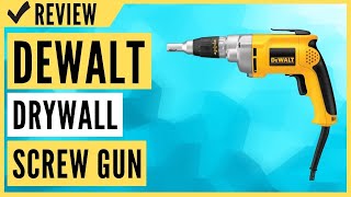 DEWALT Drywall Screw Gun Review [upl. by Leuneb]