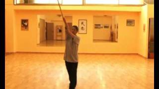 Master Huang Su Chun  HsingI Short stick form [upl. by Rebah]