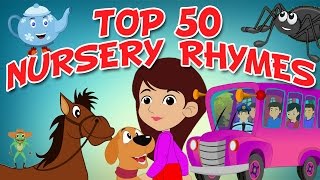 Top 50 Hit Songs  Collection Of Animated Nursery Rhymes For Kids [upl. by Nioe]