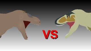 zhuchengtyrannus vs tarbosaurus stick nodes [upl. by Patricia537]