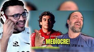 react nando moura SENNA ERA MEDÍOCRE [upl. by Maia254]