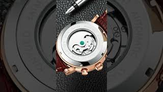 Tourbillon Style Mechanical Watch Automatic Self Winding Wristwatch [upl. by Siramaj265]