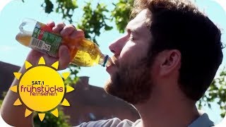 20 Liter Wasser pro Tag Dieser Mann verdurstet nach einer Stunde  SAT1 Frühstücksfernsehen  TV [upl. by Ecinnej]