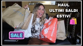 HAUL DEGLI ULTIMI SALDI ESTIVI Super affari 💕🛍 [upl. by Natal]