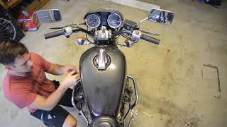 1980 Honda CX500C Valve Adjustment [upl. by Loresz536]