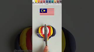 When I Mixing Color 🇲🇾 stateflags malaysia colors colormixing guessthecolor oddlysatisfying [upl. by Piane]