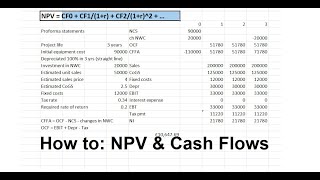 Find Cash Flow for NPV [upl. by Perzan]