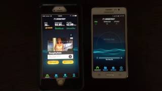 Verizon 4G LTE vs MetroPCS TMobile 4G LTE Speed Test [upl. by Auburta402]