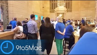 Angela Ahrendts At Grand Central Station Apple Store Part 2 [upl. by Broddy]