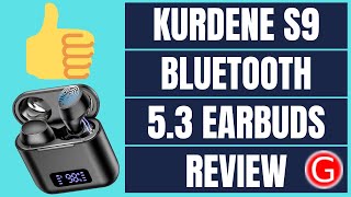 Kurdene S9 Bluetooth 53 earbuds Review [upl. by Afital]