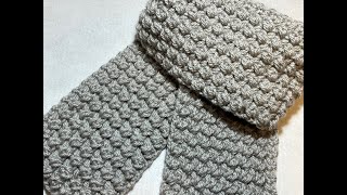 👍The FASTEST Crochet Scarf EVER ONE ROW REPEAT👍 [upl. by Seagraves]