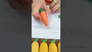 I Bought This Unique Carrot Eraser Stationary 😍Cool Stationery Items stationery shorts diy viral [upl. by Stanford]