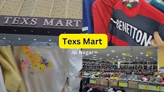 Texs Mart  Bangalore JP Nagar  Best place to Shop branded Clothes at Affordable Price from Rs20 [upl. by Ahsahs]