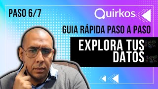 Quirkos  Explorar tus datos paso 67 [upl. by Aikmat306]