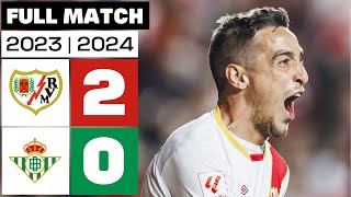 Rayo Vallecano 2  0 Real Betis  PARTIDO COMPLETO  LALIGA EA SPORTS 202324 [upl. by Eisle]